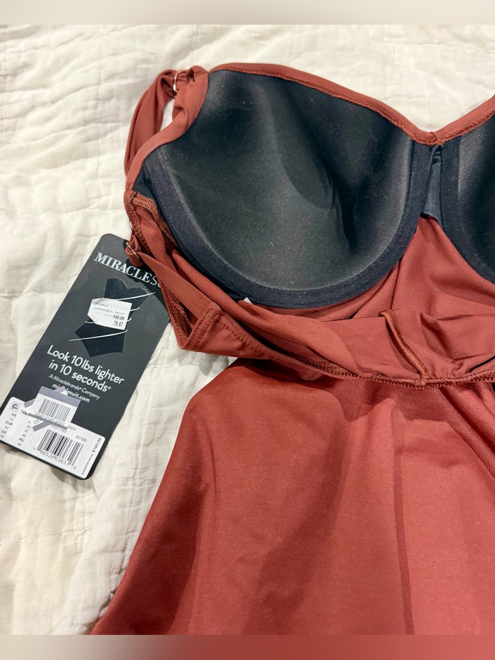 NWT Miraclesuit Ruched One-Piece Swimsuit - Picture 11 of 15